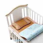 0摇篮夏季通用宝宝凉席婴儿丝夏天四季竹纤维单人床垫小孩床单0