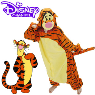 迪士尼跳跳虎扮演服万圣节老虎，costigger动物亲子装舞台演出服