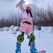 滑雪服男女款连体滑雪衣冬季户外防风防水保暖加厚单板双板滑雪服