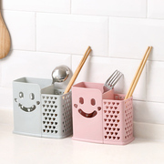 家用免打孔筷子篓筷子筒厨房，塑料创意沥水餐具收纳盒筷子盒筷子笼