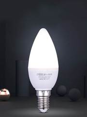 雷士照明LED灯泡尖泡节能灯泡水晶灯拉尾泡蜡烛灯球泡e14小螺口3W