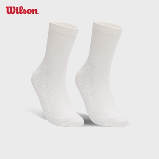 Wilson威尔逊春款薰衣草专业网球袜威尔胜羽毛球棉制运动袜子