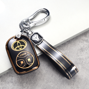 适用于丰田老花冠EX钥匙套威驰汽车钥匙保护壳扣装饰配件改装用品