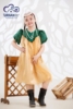 suunai.wrh夏季儿童女童童装纱裙，公主裙短袖蓬蓬，绿色民族风洋气