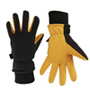 保暖手套鹿皮冬季保暖手套，加绒防寒耐低温防冻户外骑行滑雪手套