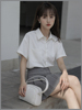 日系学院风白色jk制服，衬衫女夏大码宽松设计感小众职业短袖衬衣潮