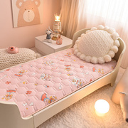 婴儿床床垫冬季可拆洗加厚新生宝宝垫褥子，儿童幼儿园小垫绒可定制