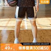 准者篮球裤2024夏季运动裤，美式裤子训练五分裤男透气跑步小短裤