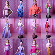 克时帝芭芘娃娃六分娃换装衣服可儿心怡娃娃，衣服女孩生日礼物玩具