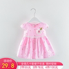 童装0-1-2-3岁女宝宝公主，裙纯棉夏装小童裙子，甜美婴儿连衣裙薄款4