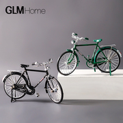 美式创意复古仿真二八大杠老式自行车摆件玩具模型怀旧单车摆设品