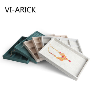 vi-arick戒指项链收纳盘手镯耳环，珠宝箱展示道具地摊摆摊首饰托盘