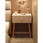 IKEA宜家床头柜现代简约卧室收纳储物柜小型置物架2024奶油风