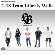 American Diorama AD 1 18LB Team Liberty Walk树脂人偶模型套装