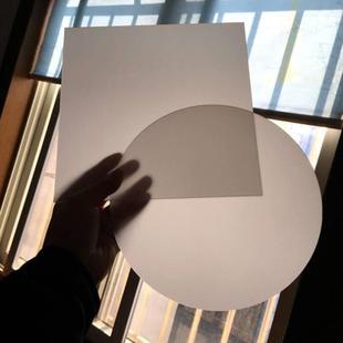 磨砂压克力板乳白色哑光有机玻璃板吸顶灯罩LED灯光扩散板透光板