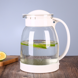 玻璃凉水壶耐热高温防爆大容量家用凉白开水果汁，杯茶壶套装冷水壶