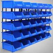 塑料组合式零件盒物料盒元件盒，d螺丝盒分类收纳盒斜口塑料盒