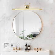 美式全铜轻奢镜前灯led卫生间浴室柜洗漱台梳妆镜子灯镜柜专用