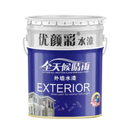 漆乳胶色防水防晒油漆户外涂料，室胶用墙r面乳外白彩漆防霉