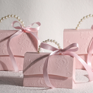 糖盒结婚喜糖盒ins风，高级感欧式婚礼糖果袋，纸盒精致小礼盒盒子