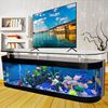 欧式电视柜玻璃鱼缸客厅落地家用2米大型免换水生态水族箱定制