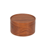 圆形木盒首饰盒围棋盒印泥盒耳机盒办公桌面收纳盘香盒便携茶盒