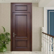 德品森房门室内套装门卧室门家用橡胶木房间门实木烤漆门