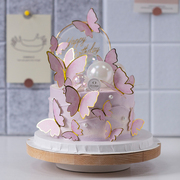 CC CAKE蝶舞动物奶油蝴蝶造型生日蛋糕送女友送妈妈北京同城