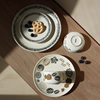 纳茉生活梦里花陶瓷餐具套装，家用餐盘碗，马克杯组合创意设计北欧风