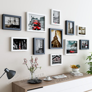 简约现代照片墙装饰创意个性沙发背景墙相框挂墙组合相片框挂墙