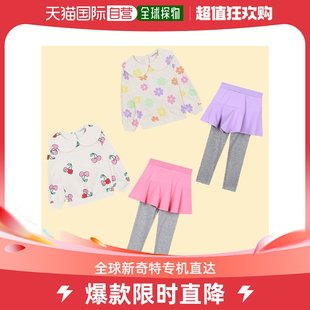 韩国直邮roemgirls儿童冲锋衣，整体套头衫裙子，打底裤上下套装rg