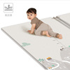 华婴防水滑耐脏地垫家居客厅ldpe可折叠儿童爬行垫双面宝宝爬爬垫