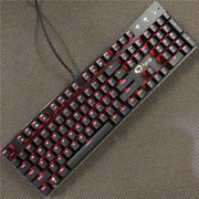 AKS104有线游戏机械键盘高特青轴黑轴茶轴红轴办公打字USB口艾酷