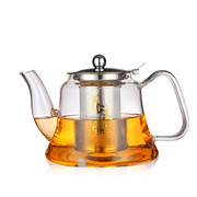 电磁炉玻璃烧水壶家用茶壶加厚耐高温煮茶器不锈钢内胆套装煮茶壶
