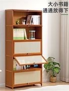 书架置物架落地卧室简易家用客厅收纳柜子儿童书柜置物柜现代简约