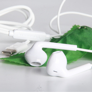 入耳式智能降噪耳机1.2米3米监听手机通用带麦适用华为苹果TYPE-C