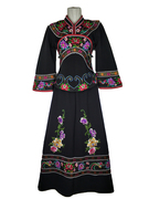 少数民族风女装舞蹈服布依族彝族套装女土家族藏族衣仙气民族服装