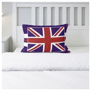 英伦风儿童米字旗枕套一个装48x74cm男孩单人学生宿舍枕芯套30x50