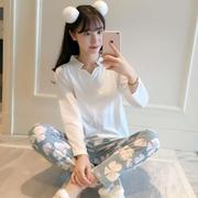 外出春夏月子服纯棉哺乳衣孕妇睡衣女产后产妇春秋季喂奶套装薄款