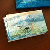 蔷薇海洋莫奈花园明信片，审美提升印象派油画，装饰卡片文艺礼物