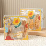 糯米船手提包装盒雪花酥曲奇饼干糖果小清新透明烘焙甜品专用礼盒