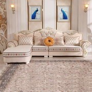 欧式沙发组合小户型现代简约客厅整装L型转角贵妃可拆洗布艺沙发
