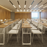 培训桌椅折叠办公桌会议长条，桌椅组合条形，现代学生折叠双人课桌椅