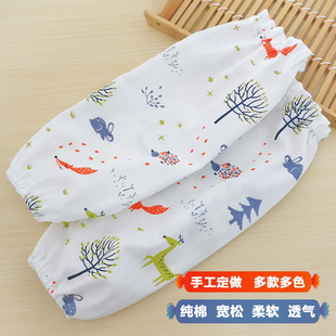 夏季纯棉纱布防晒喂奶护袖套婴儿，哺乳手臂枕垫，宝宝防痱子喂奶套袖