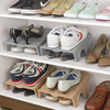 日本进口sanada家用创意鞋架 鞋柜节省空间收纳盒简易塑料鞋架