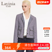 laviniaclub拉维妮娅春秋季韩版时尚单排扣短外套女装r11w20