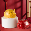 新中式陶瓷猪存钱罐，创意送礼开业摆件，酒柜电视柜装饰品