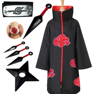四代目火影披风 动漫火影忍者晓组织衣服鸣人cosplay服装风衣外套