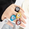 心形戒指手表，女表手指表糖果色表趣味，韩版生日礼物表