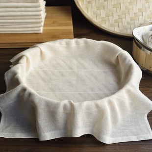纯棉蒸笼布蒸馒头垫子家用食品级蒸笼纸垫纱布，屉布笼布不粘蒸屉布